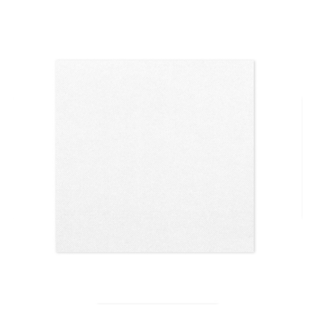 Serviette papier blanche 33x33 cm 1 pli